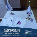 Firma de Convenio con la comisión Nacional de Seguridad y Justicia de COPARMEX Nacional