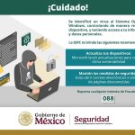 La SSPC alerta a la ciudadanía sobre ataques cibernéticos en sistemas operativos para equipos de cómputo